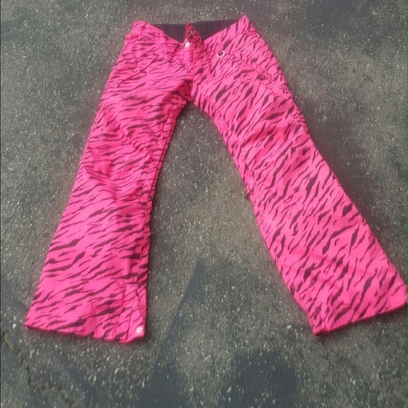 betty rides Pants & Jumpsuits Iso Betty Rides Pink Tiger Snowboard